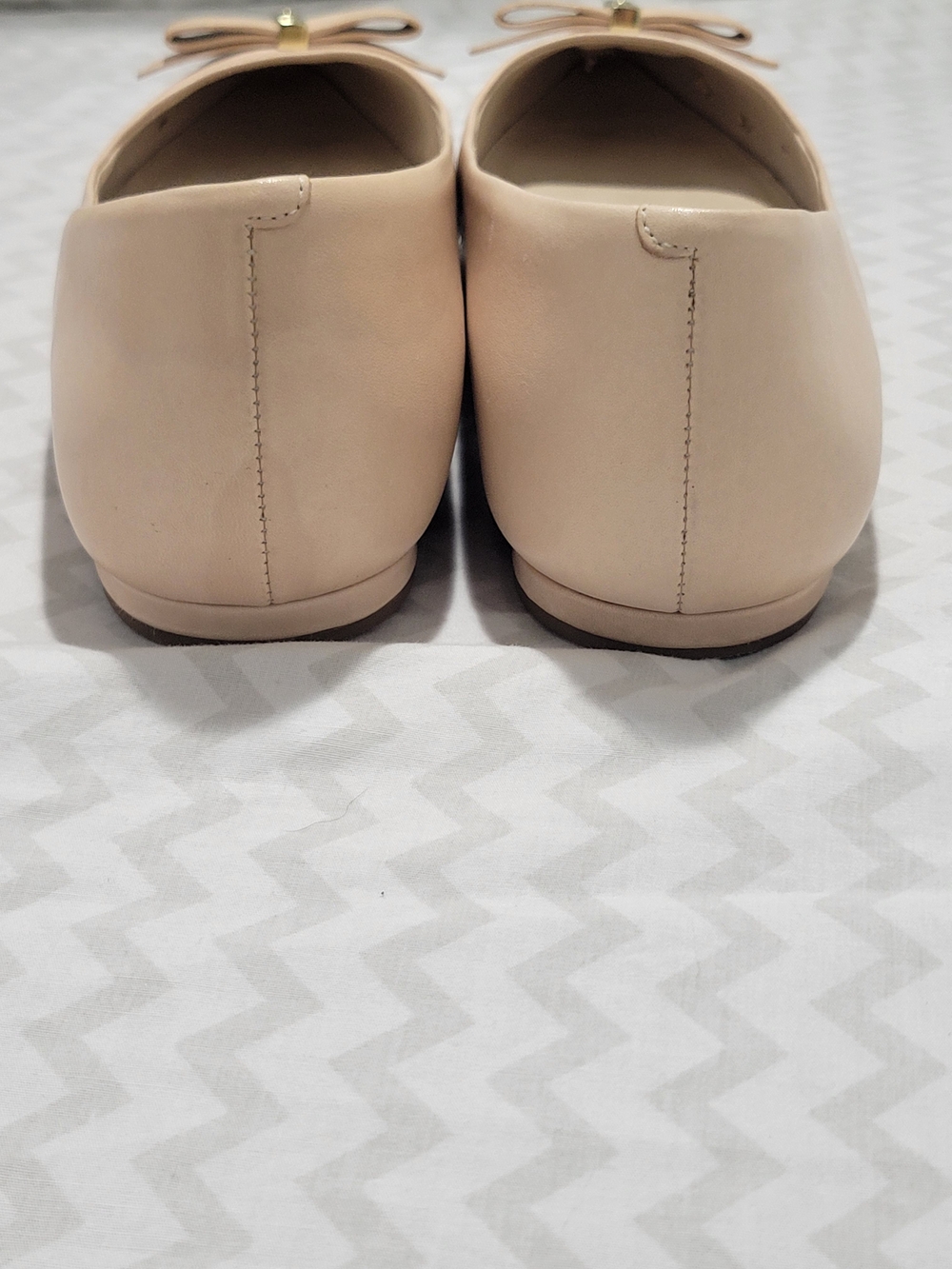 Cole Haan Blush Bow Pointed-Toe Flats Sz 9B - Picture 5 of 16